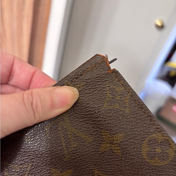 Auth LOUIS VUITTON Poche Toilette 26 Clutch Hand Bag Monogram Large Vintage - Picture 7 of 16